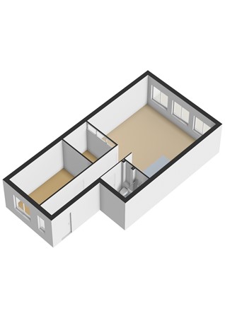 Floorplan - Tolstraat 88-2, 1073 SE Amsterdam